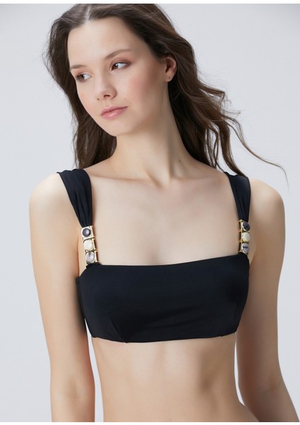Siyah Bikini Üstü