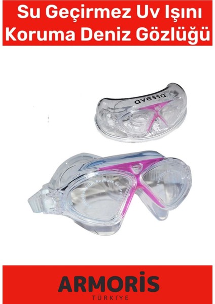 Çok Renkli, Ayarlanabilir, Su Geçirmez, Uv Korumalı, Buğu Yapmaz Deniz Gözlüğü