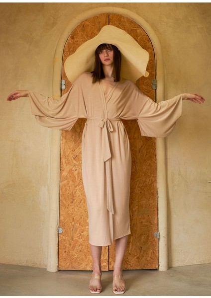 V Yaka Nude Kimono modelleri