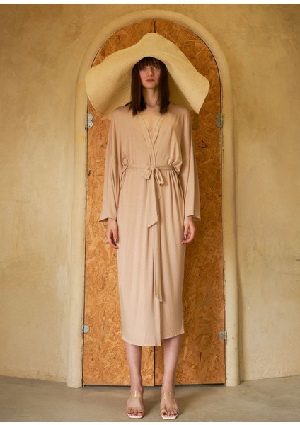 V Yaka Nude Kimono fırsatları