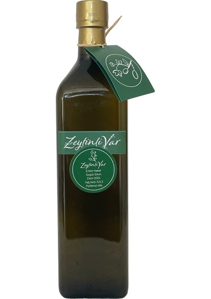 Ekim 2024 Erken Hasat Soğuk Sıkım Zeytinyağı