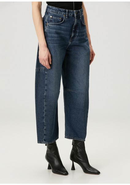 Charlie Barrel Leg Mavi Jean Pantolon