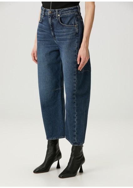 Charlie Barrel Leg Mavi Jean Pantolon