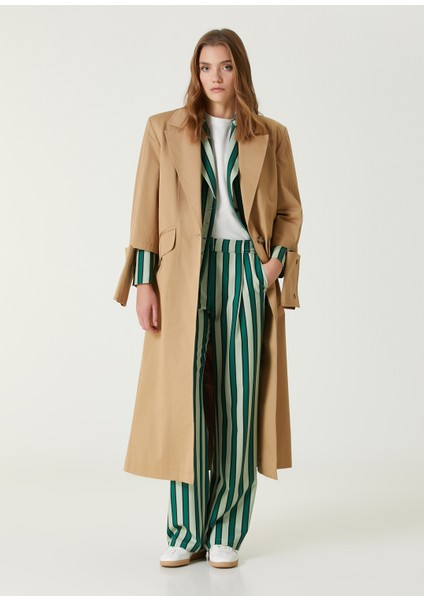 Yeşil Çizgili Blazer modelleri