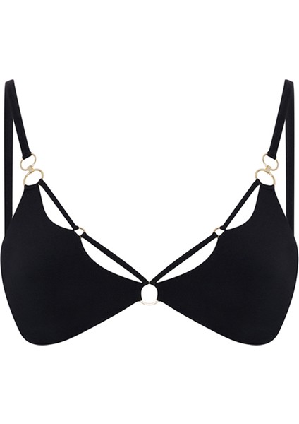 Sunset Siren Siyah Bikini Üst