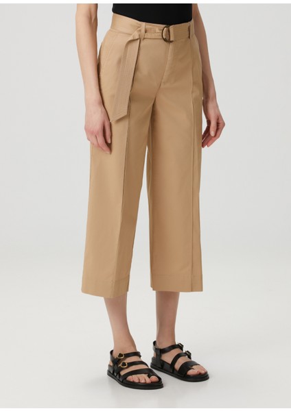 Brienda Camel Crop Pantolon modelleri