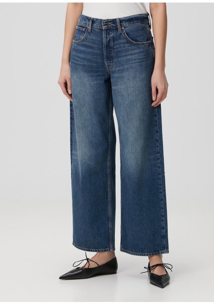 Manon Mavi Wide Leg Jean Pantolon