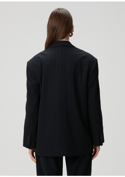 Lacivert Çizgili Blazer fırsatları
