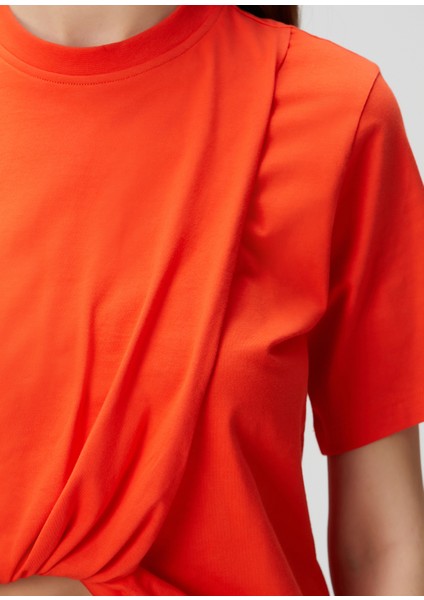 Nar Çiçeği Drapeli T-Shirt indirimleri