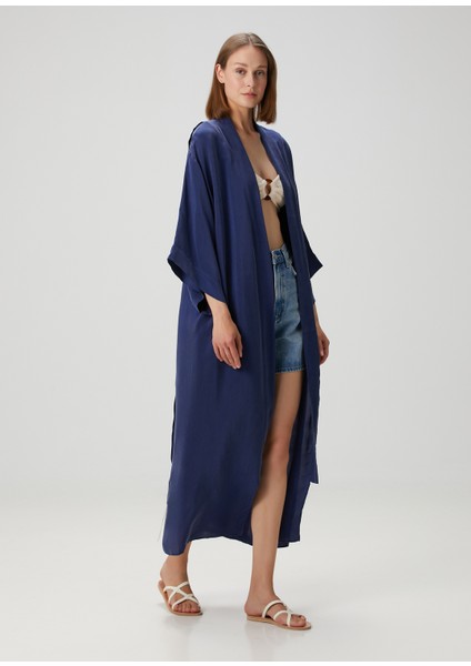 Jilda Libby Lacivert Kimono fiyatları