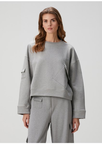 Paloma Oversized Gri Sweatshirt