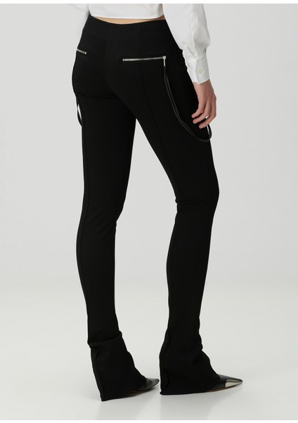 Siyah Flare Pantolon