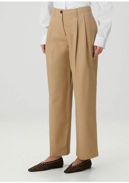 Relaxed Chino Bej Pantolon