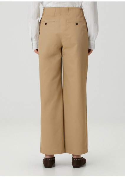 Relaxed Chino Bej Pantolon