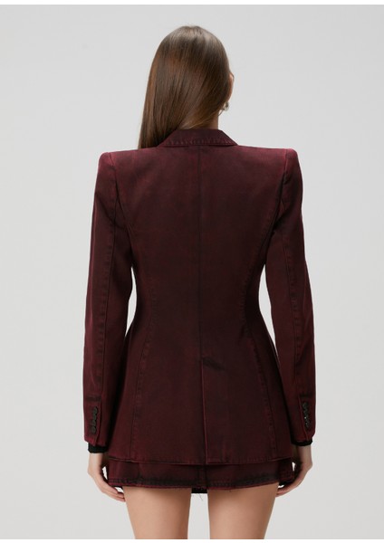 Bordo Denim Blazer fırsatları