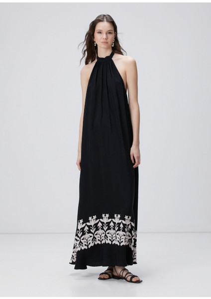 Siyah Maxi Elbise
