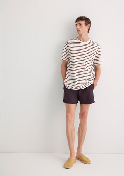 Mavi Pro Mor Kısa Deniz Şortu 0911510-70422