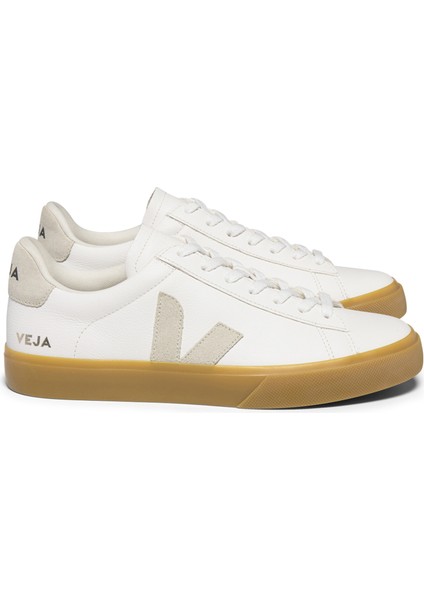 Campo Chromefree Beyaz Ekru Kadın Deri Sneaker