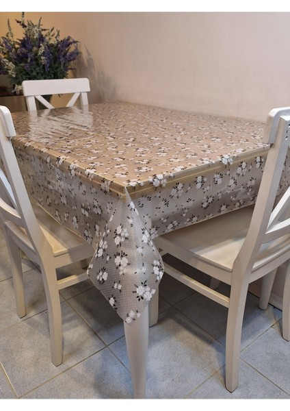 Şeffaf 0.018 mm Pvc Muşamba - Desenli Silinebilir Şeffaf Masa Örtüsü indirimleri