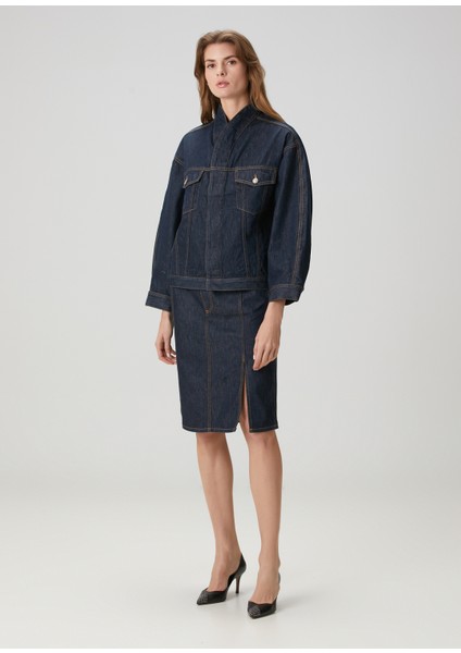 Lacivert Denim Ceket fiyatları