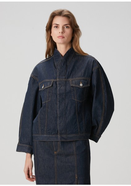 Lacivert Denim Ceket modelleri