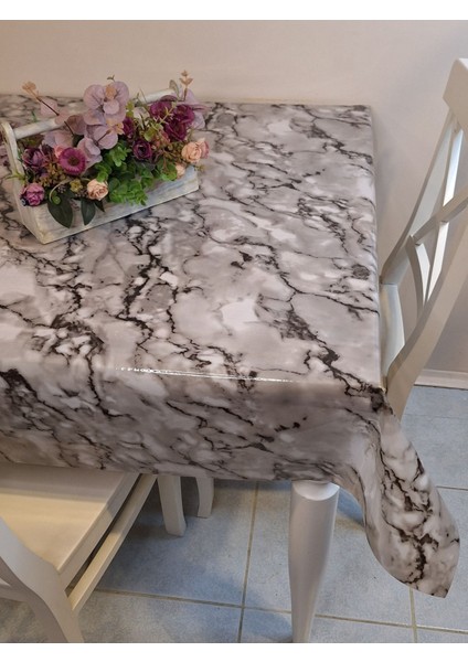 Şeffaf 0.018 mm Pvc Muşamba - Desenli Silinebilir Şeffaf Masa Örtüsü fırsatları