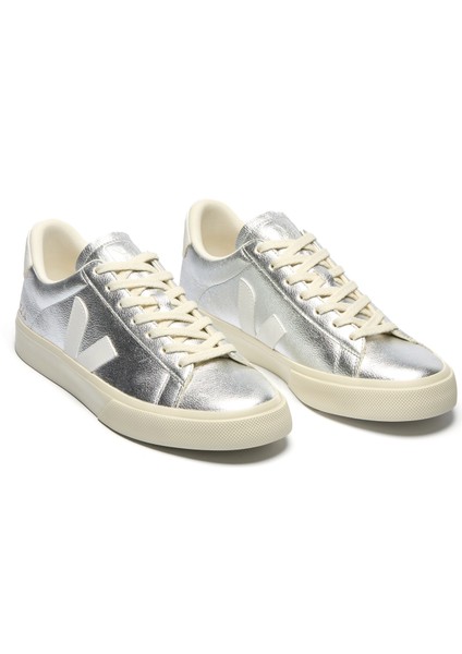 Campo Chromefree Beyaz Silver Kadın Deri Sneaker fiyatları