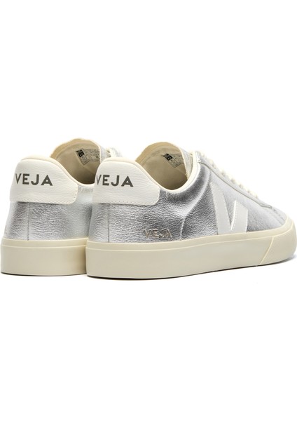 Campo Chromefree Beyaz Silver Kadın Deri Sneaker modelleri
