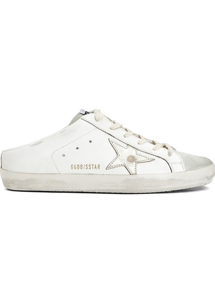 Super-Star Beyaz Gold Kadın Deri Sneaker