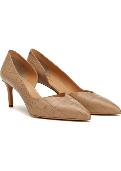 Vizon Deri Stiletto