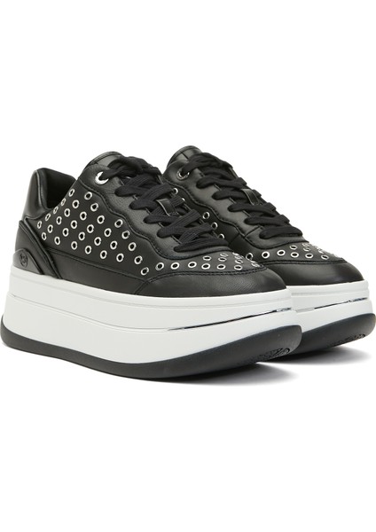 Hayes Siyah Kadın Deri Sneaker