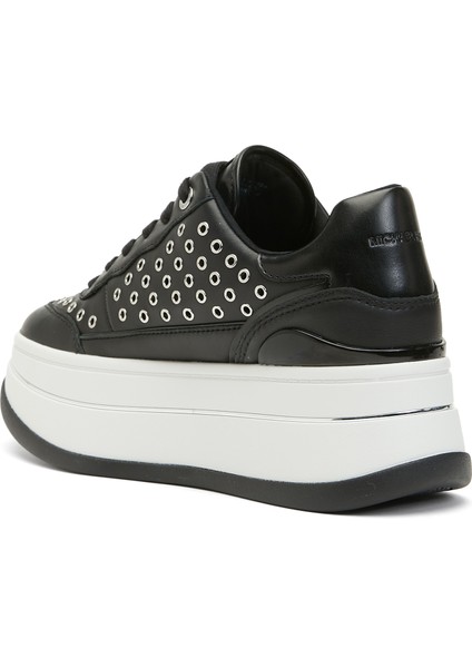 Hayes Siyah Kadın Deri Sneaker