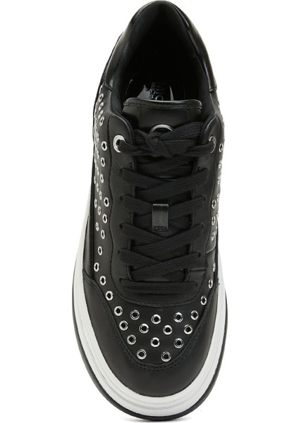 Hayes Siyah Kadın Deri Sneaker