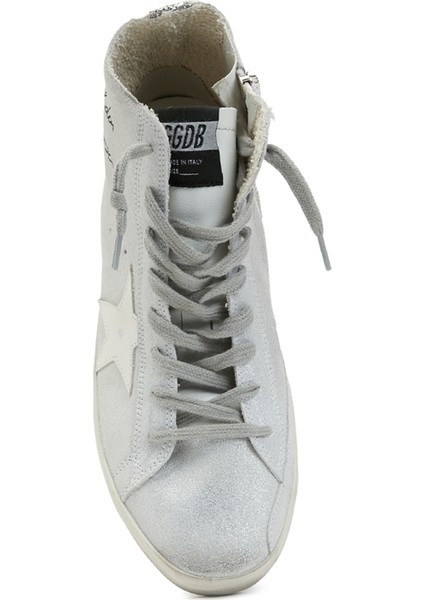 Francy Silver Kadın Deri Sneaker fırsatları