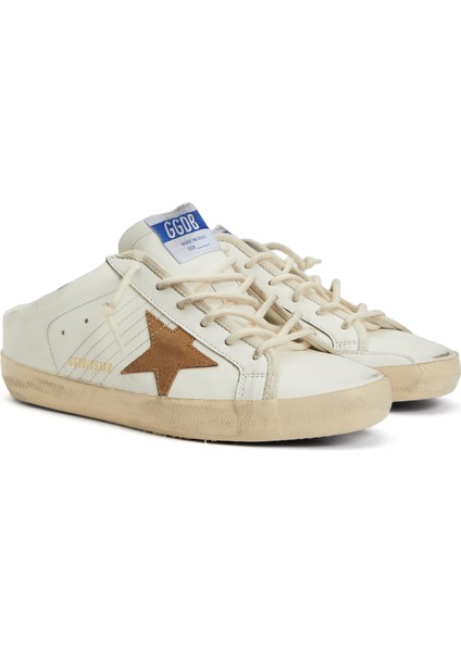 Super-Star Sabots Beyaz Kadın Deri Sneaker fiyatları