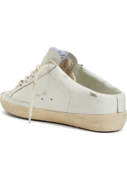 Super-Star Sabots Beyaz Kadın Deri Sneaker modelleri
