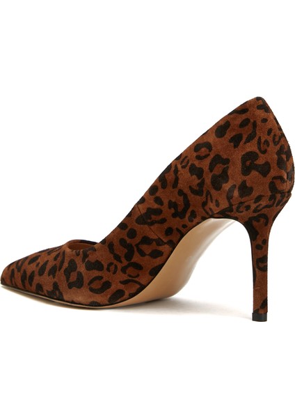 Leopar Deri Stiletto