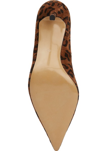 Leopar Deri Stiletto