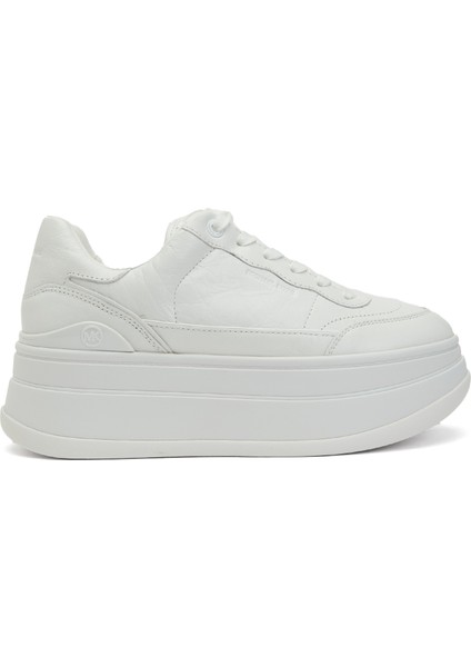 Hayes Beyaz Kadın Deri Sneaker