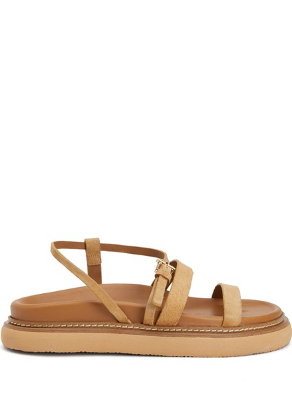 Camel Kadın Süet Sandalet