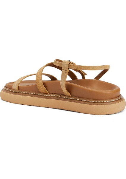 Camel Kadın Süet Sandalet