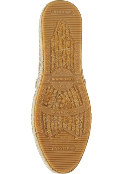 Canae Bej Logo Nakışlı Kadın Espadril indirimleri
