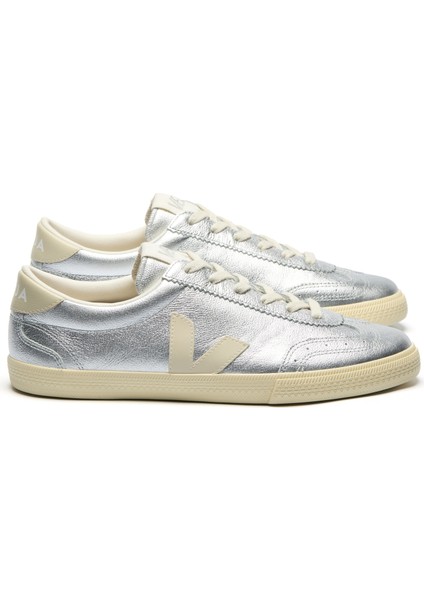 Volley Beyaz Silver Kadın Deri Sneaker