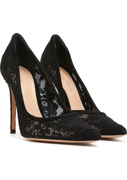 Siyah Dantel Stiletto