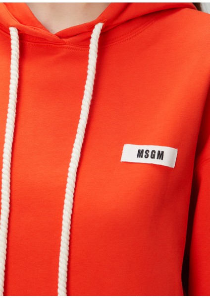 Kırmızı Kapüşonlu Sweatshirt indirimleri