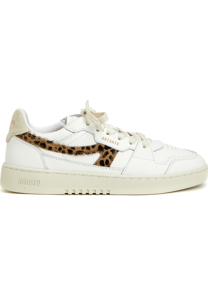 Dice A Beyaz Kadın Deri Sneaker