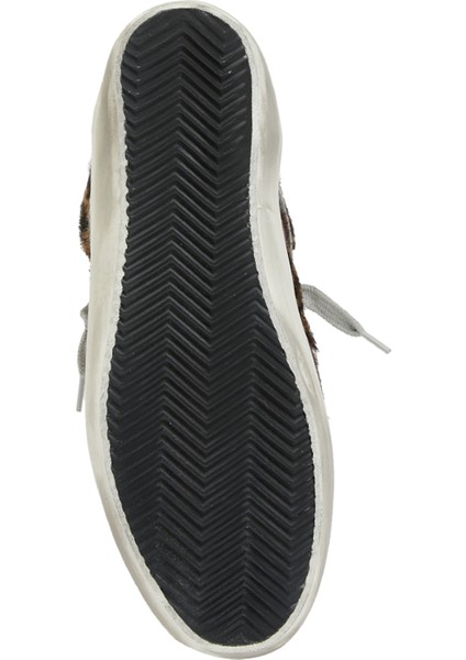 Mid Star Leopar Kadın Deri Sneaker indirimleri