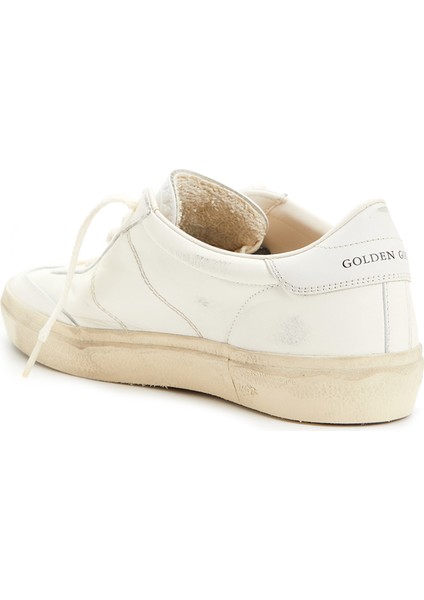 Beyaz Logolu Kadın Deri Sneaker modelleri