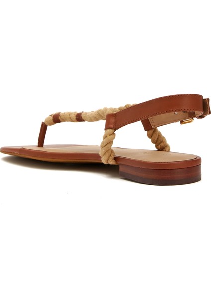 Taba Kadın Deri Sandalet