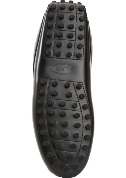 Gommino Siyah Logo Detaylı Kadın Deri Loafer indirimleri